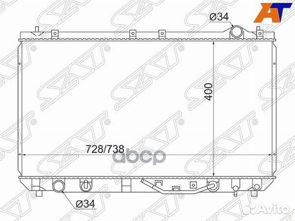 Радиатор Toyota Camry (XV20) 96-02 / Lexus ES