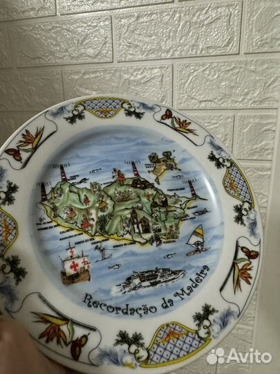 Тарелка настенная Португалия