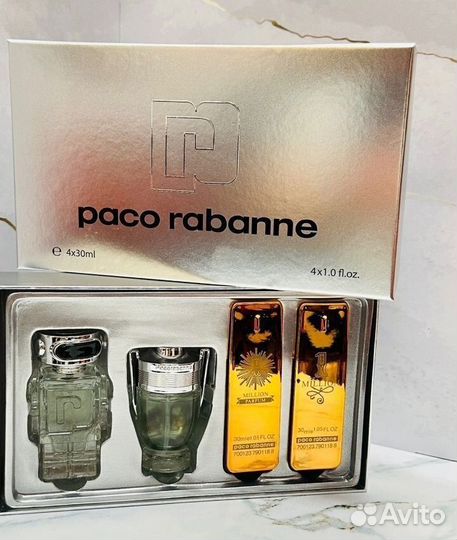 Набор мужского парфюма Paco Rabanne 4*30ml