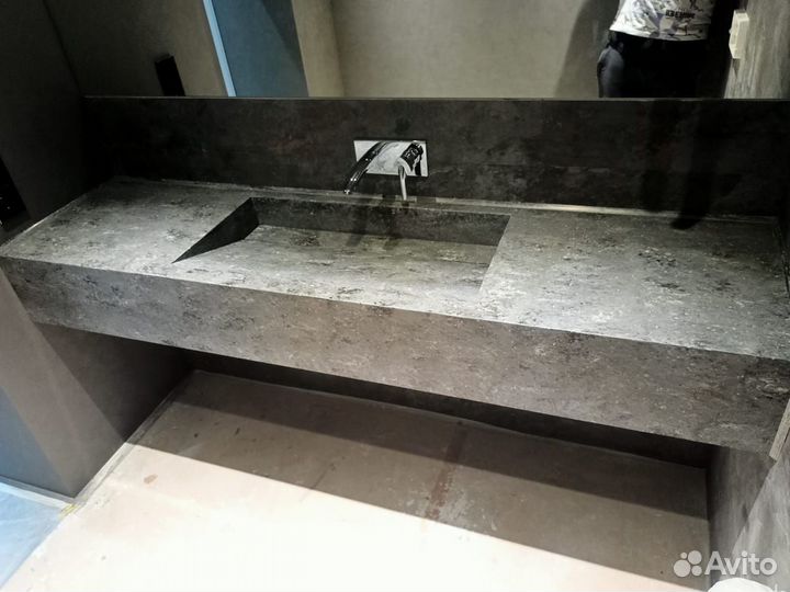 Столешницы из акрилового и кварцевого камня