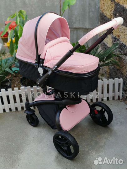 Коляска Aulon 3в1, 2в1 (Pink)