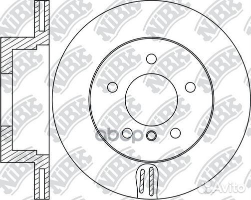Диск тормозной rn1717 NiBK