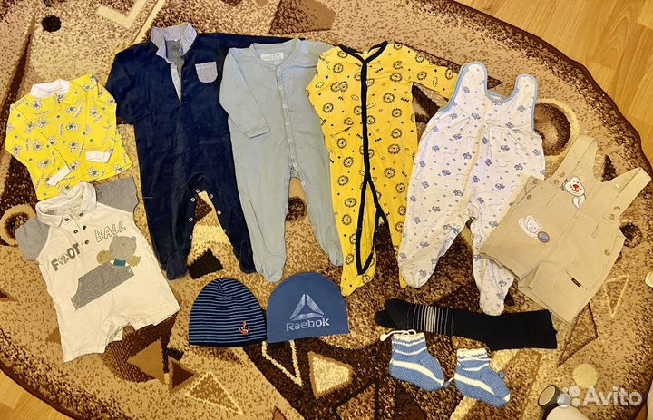 Вещи детские пакетом 62 68 74 80
