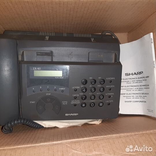 Продам факс Sharp UX 40
