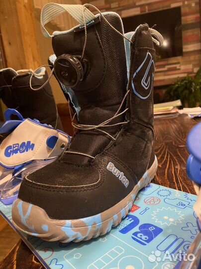 Комплект сноуборд Burton after school + ботинки