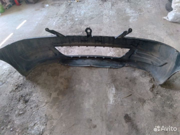 Бампер передний рено логан