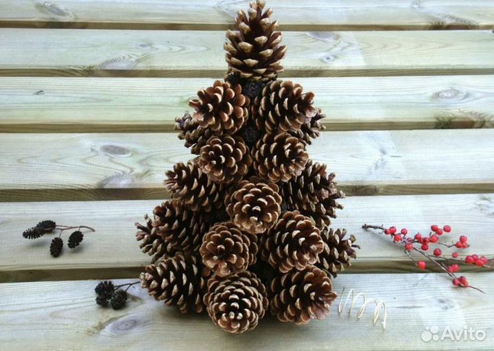 Шишки сосновые для декора и самовара