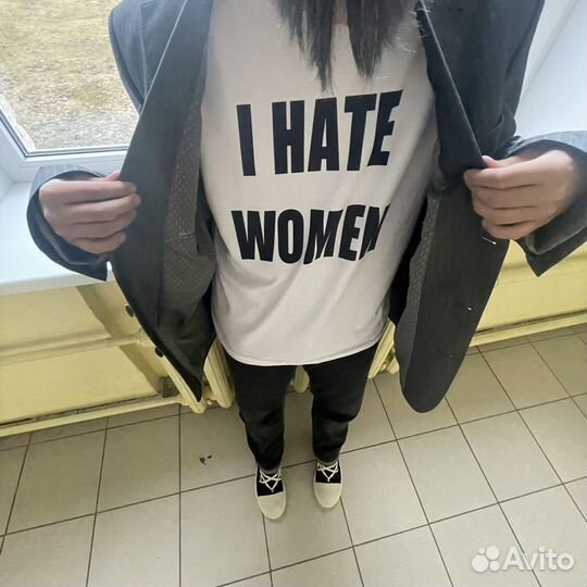 Футболка - I hate woman