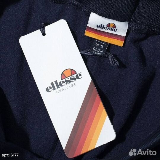 Спортивные штаны ellesse зауженные на флисе теплые 44(XS/S)