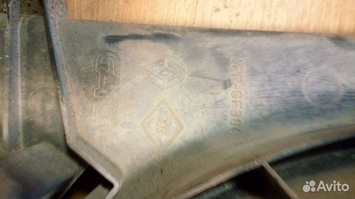 Диффузор в сборе рено сценик 2