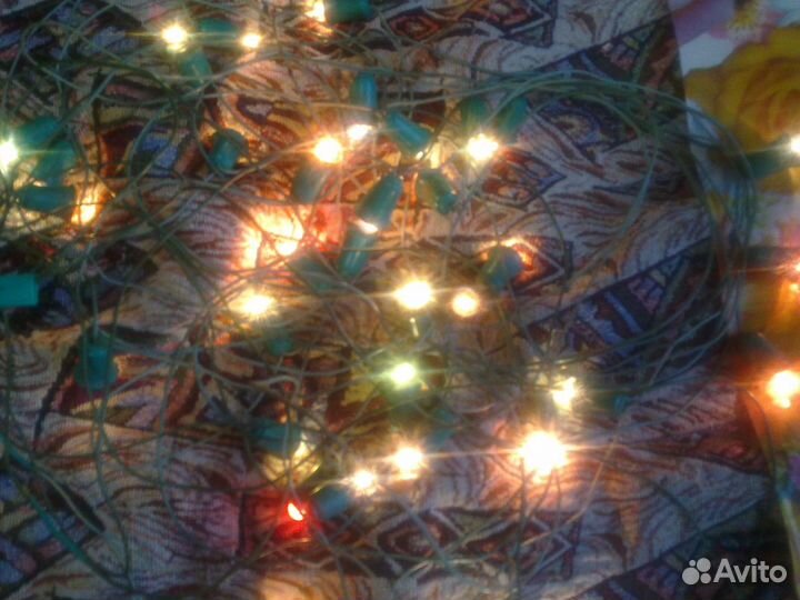 Елочная гирлянда СССР