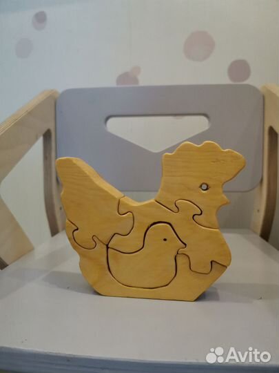 Деревянная игрушка пазл Монтессори