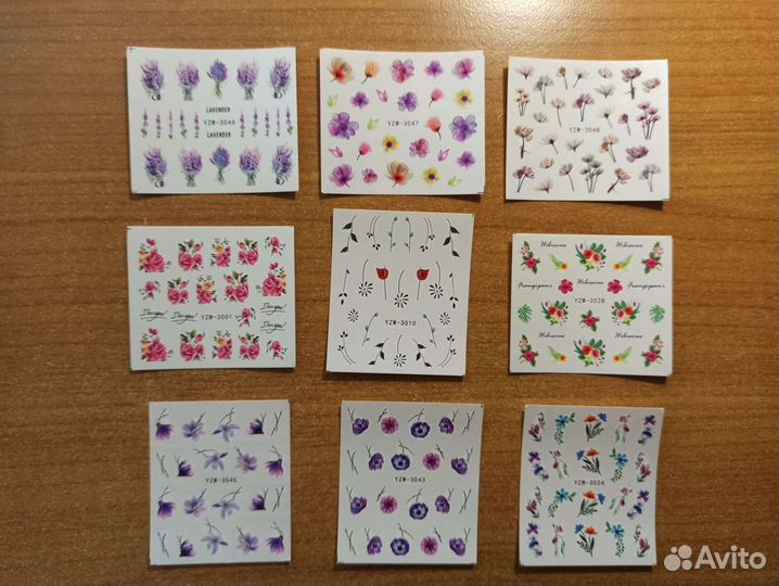 Наклейки на ногти