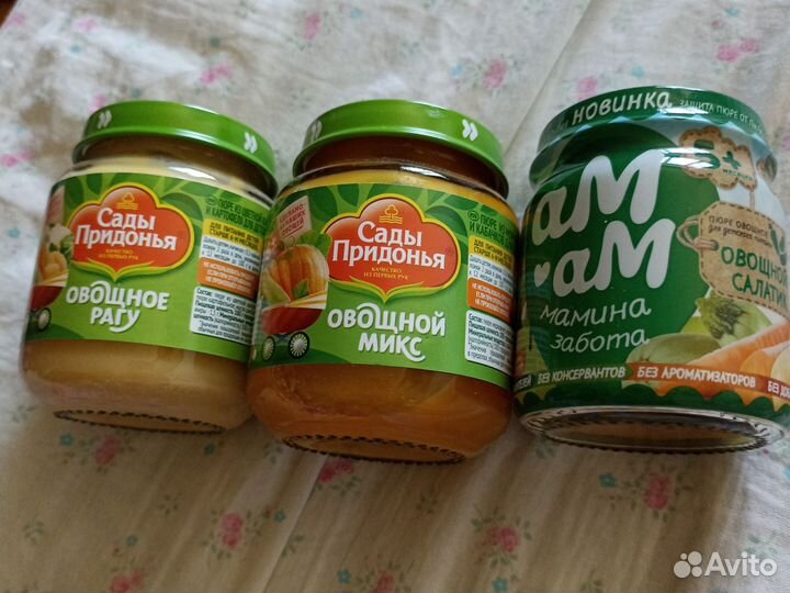 Овощное пюре агуша