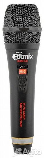 Микрофон проводной Ritmix RDM-131, разъем: jack 6