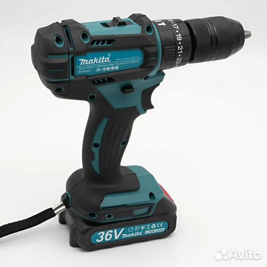 Новый ударный шуруповерт Makita 36v