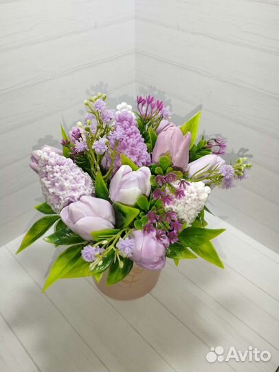 Букет из мыла