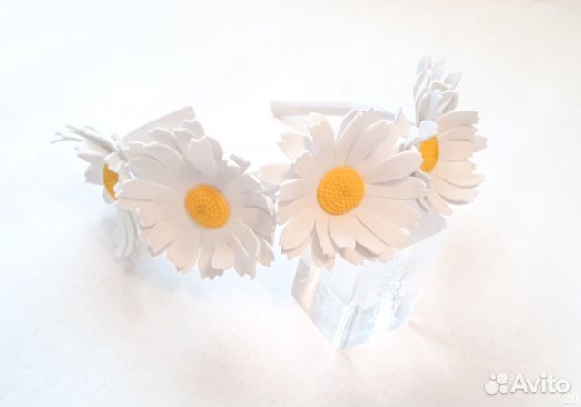 Ромашки. Ободок из фоамирана