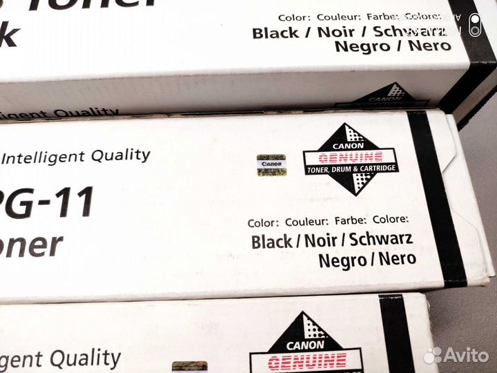 Картриджи оригинальные HP и Canon