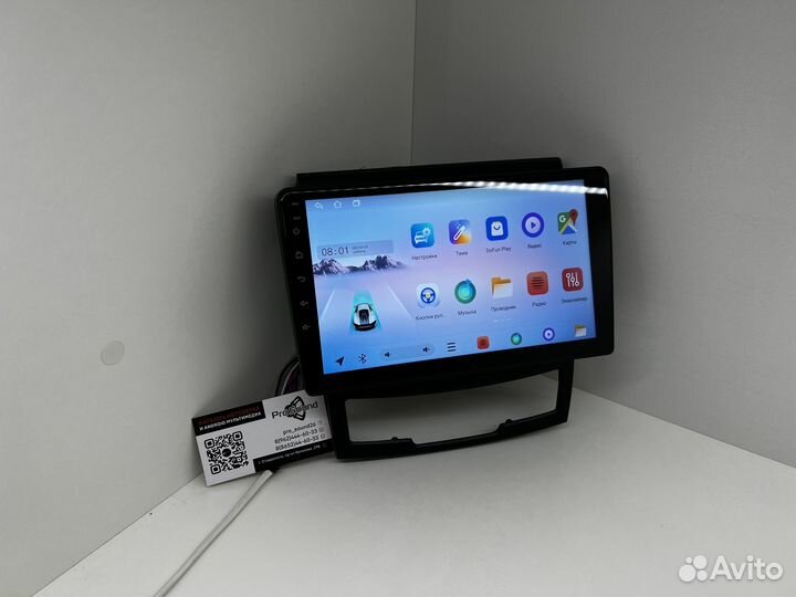 Магнитола Android SsangYong Actyon 2011-12 1/32GB