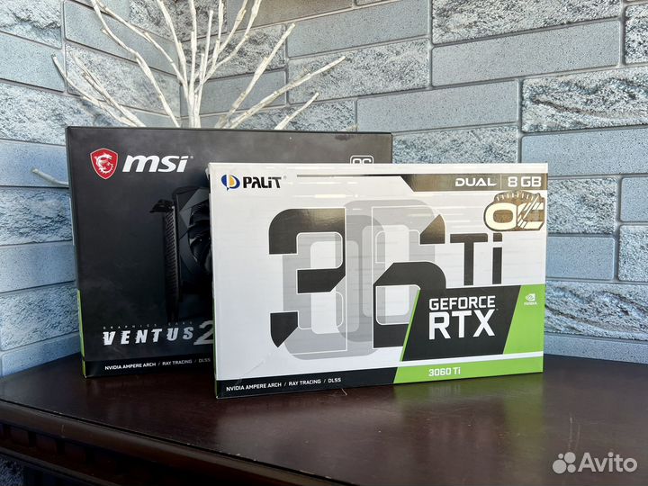 Видеокарта Rtx 3060 Ti 8GB Palit Dual OC Samsung
