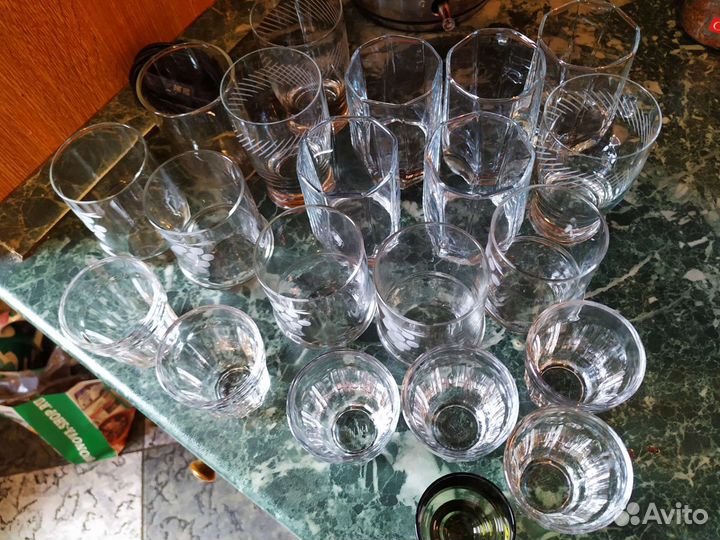 Хрусталь и стекло времён СССР