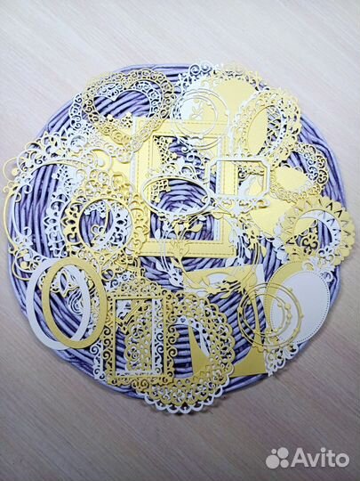 Вырубки для Скрапбукинга/ Рамочки ажурные