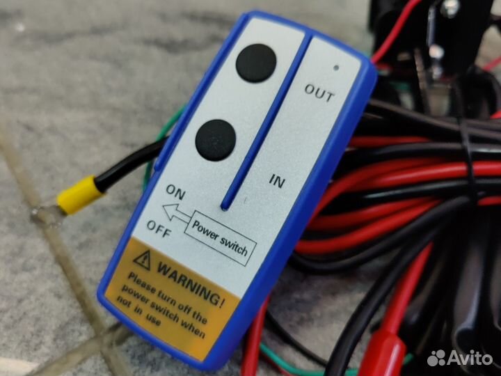 Лебедка электрическая 12v 3000 LBS новая