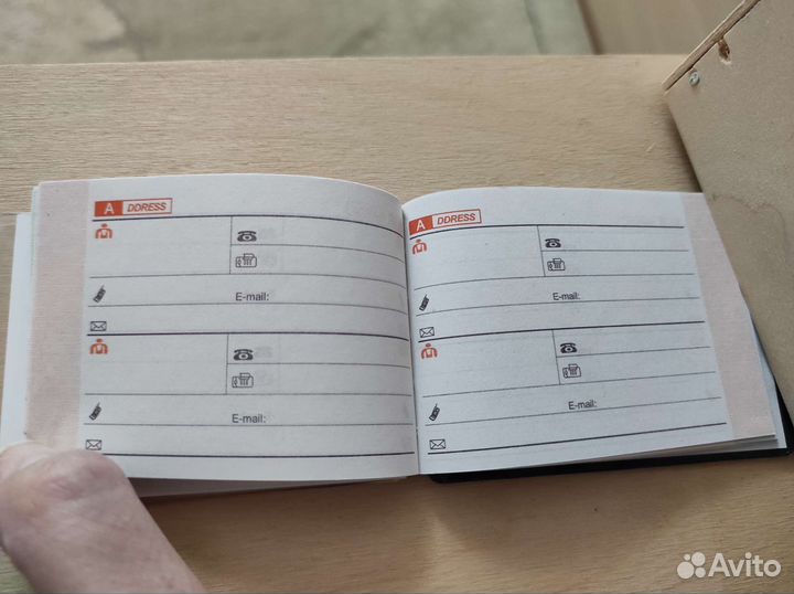 Блокнот телефонная книга ретро