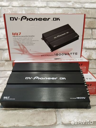 Усилитель Pioneer 447 4 канала 1800W Новый Premium