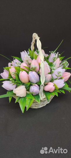 Букеты из мыла к 8 марта