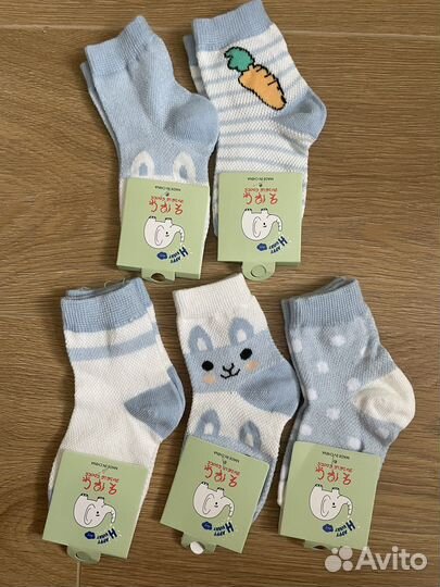 Носки детские новые (цена за 5 пар)