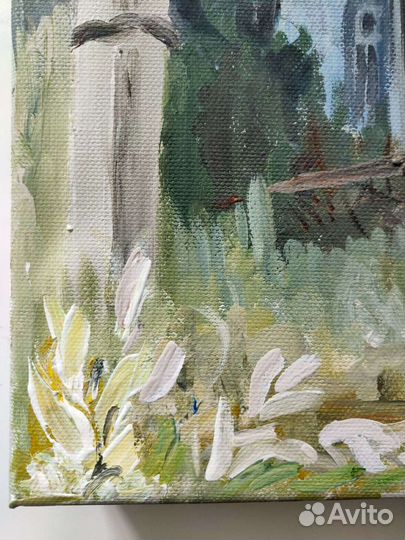 Картина акрилом на холсте