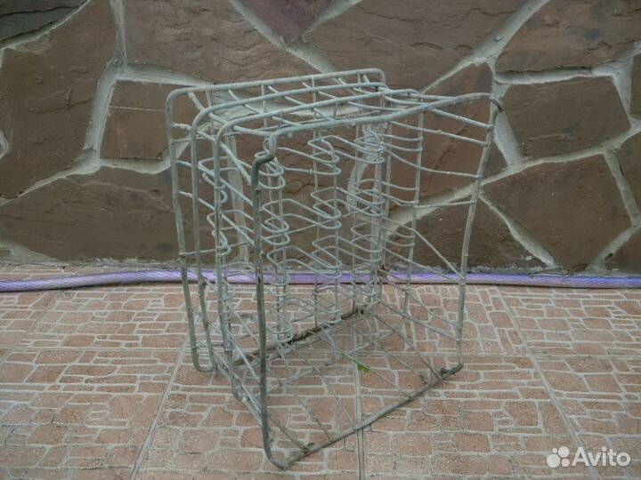 Ящик для молочных бутылок оцинкованный СССР