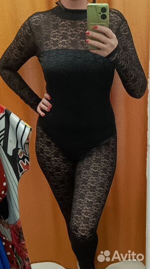 Кружевной комбинезон