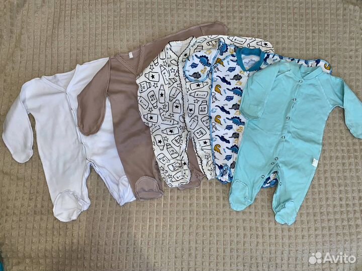 Бронь Одежда для новорожденных пакетом 56