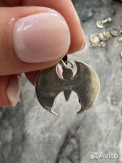 Серебряное колье