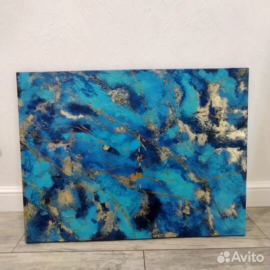 Интерьерная картина большая абстракция