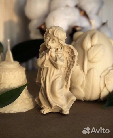 Ангел пасхальные свечи яйцо