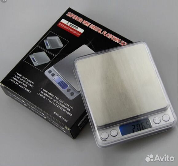 Весы ювелирные электронные 500g/0.01