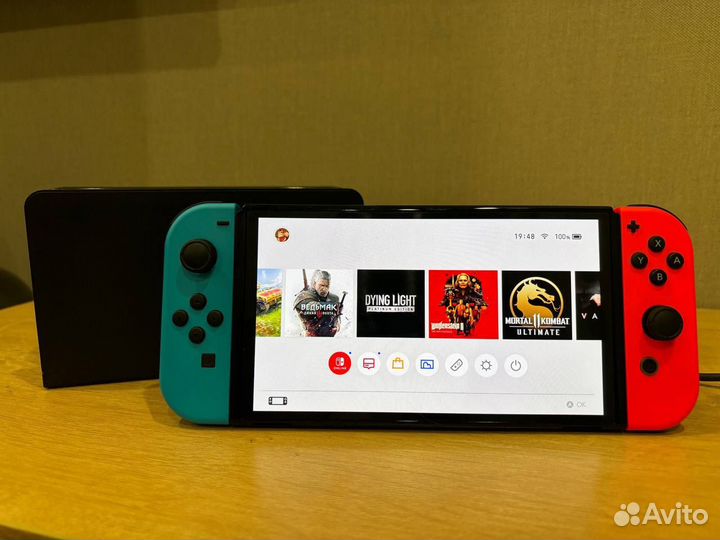 Nintendo switch oled с играми