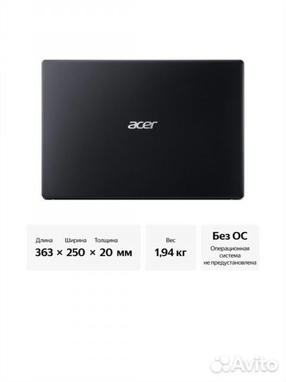 Ноутбук Acer Aspire 3 A315-34-C1JW