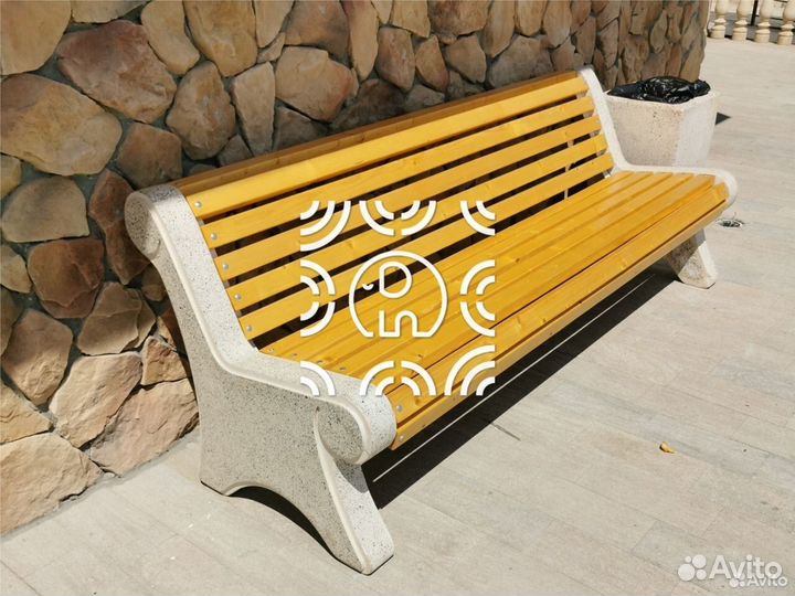 Скамейка бетонная 