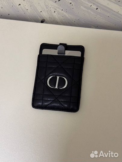 Кардхолдер Dior Black Logo phone Оригинал