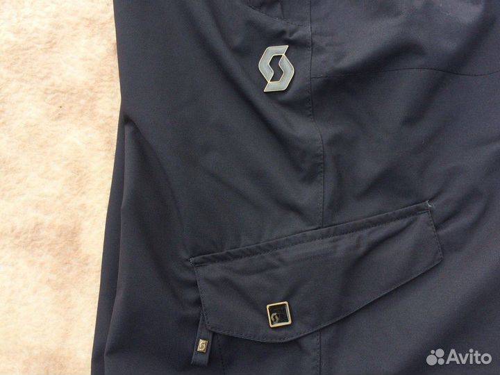 Горнолыжка, сноубордические штаны scott Omak black