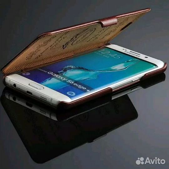 Кожаный чехол для SAMSUNG galaxy s6 edge plus