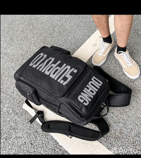 Рюкзак спортивный большой черный