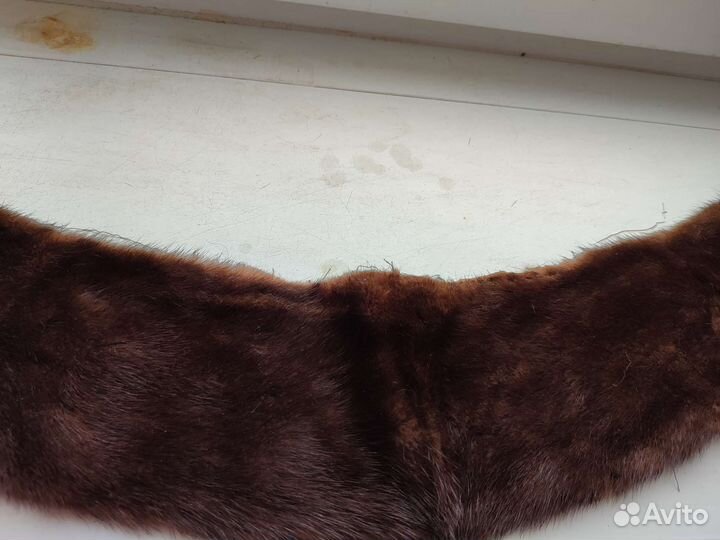 Меховой воротник норка