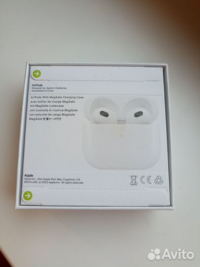 Air pods 3 с чеком новые