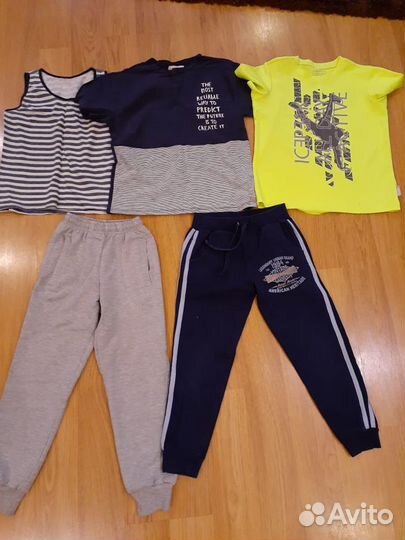 Одежда 128 р. пакетом. босоножки 37 размер